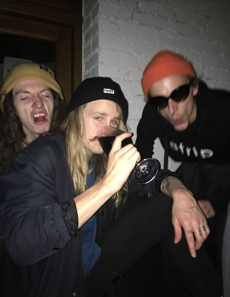 A polish bro, Halldor Helgason and Stan enjoying a fine glass of Icy Wine